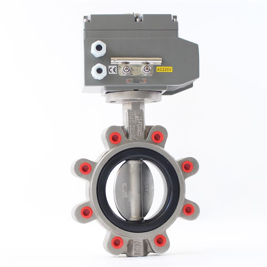 不锈钢电动凸耳蝶阀