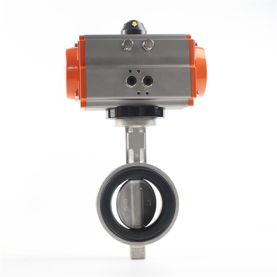 不锈钢气动工业蝶阀