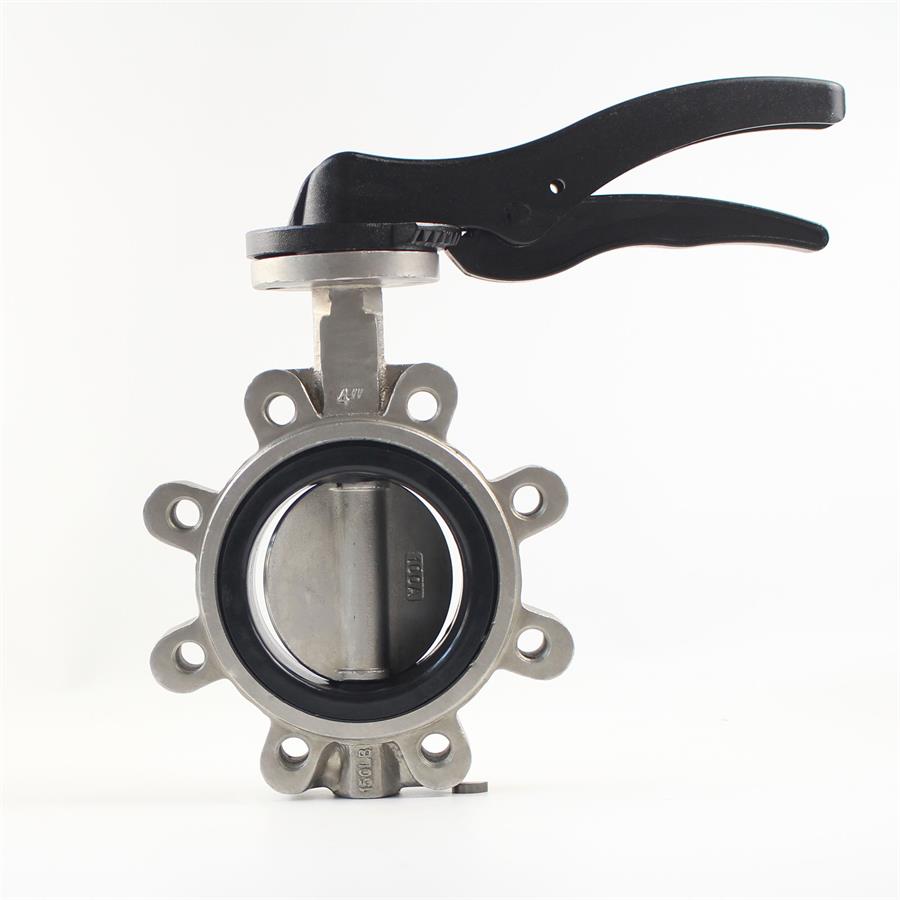 不锈钢手柄凸耳蝶阀