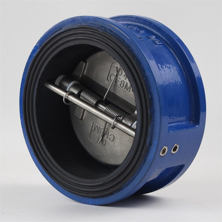 包胶对夹蝶止回