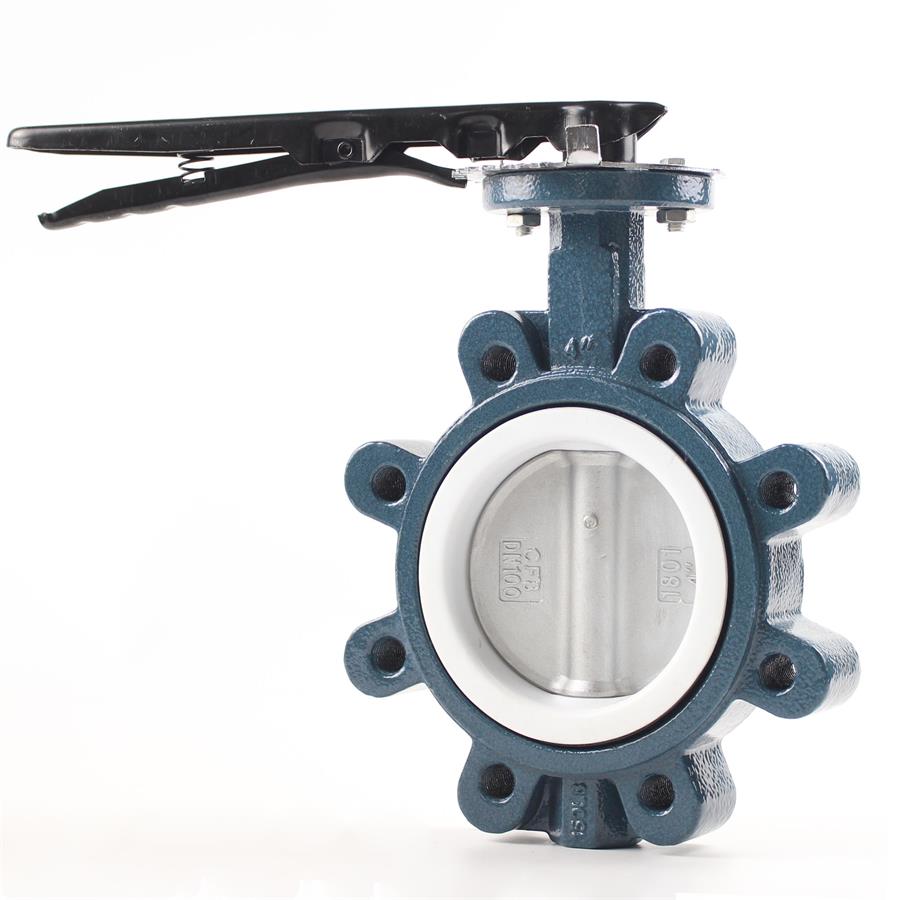 碳钢手柄凸耳蝶阀