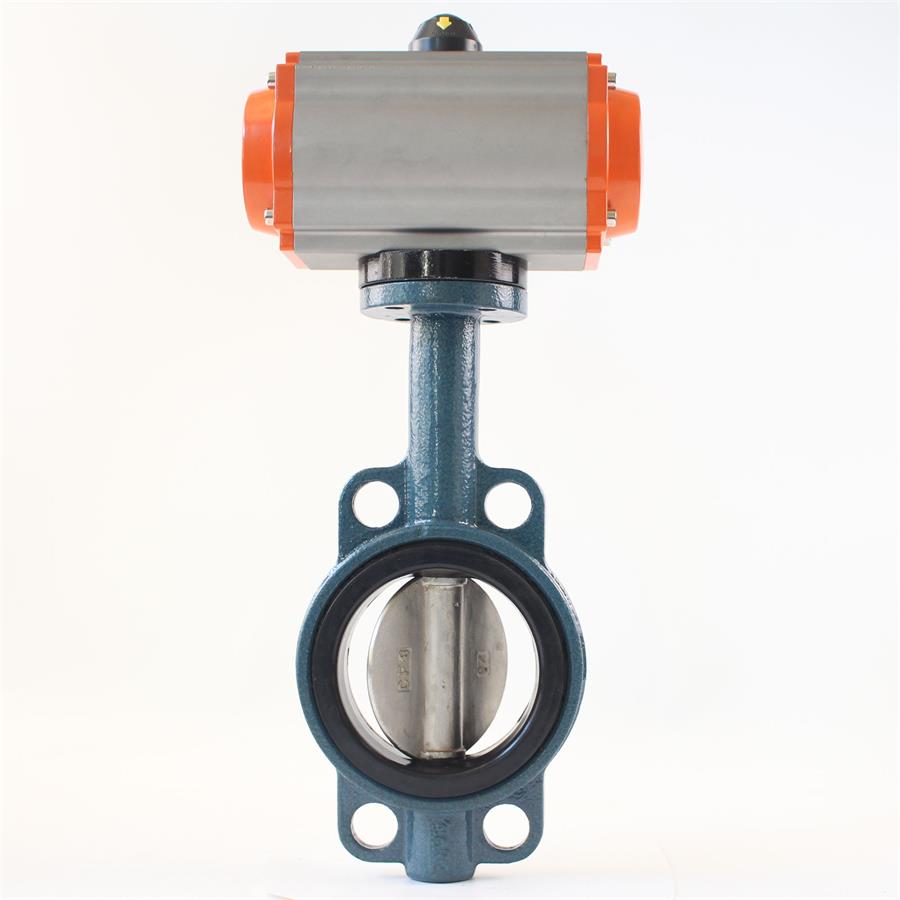 碳钢气动对夹蝶阀